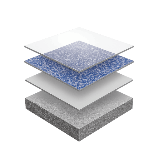 Quartz concrete coating